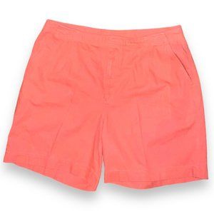 LIZ CLAIBORNE Women's Shorts Pink Salmon Shorts Size 18